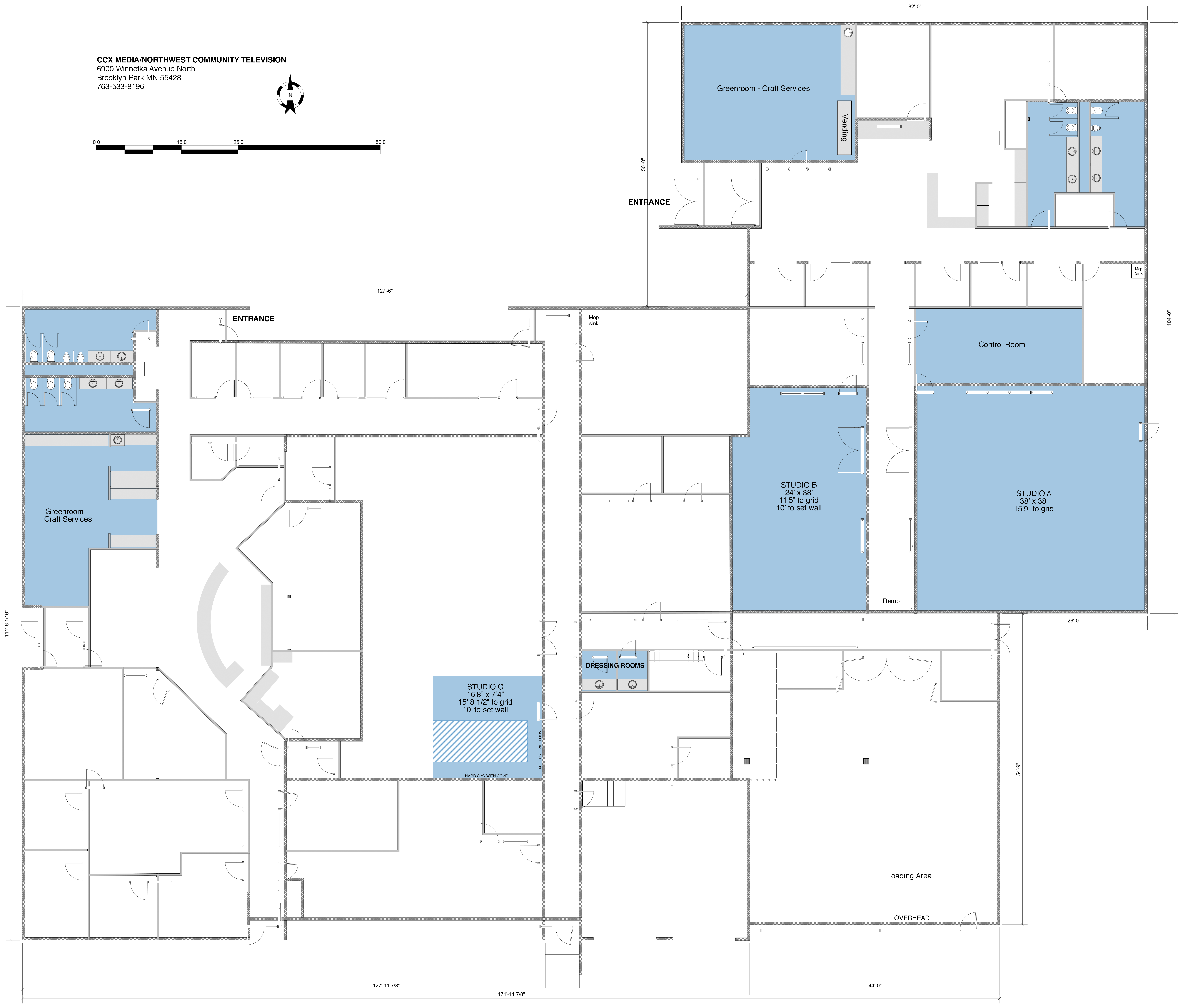 Full CCX Studios Floor Plan