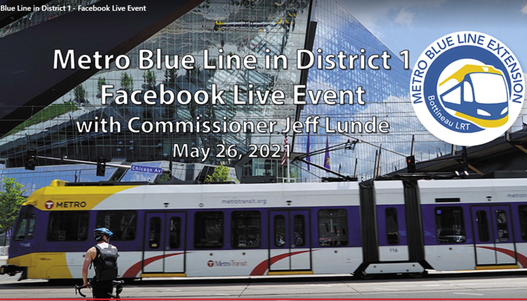 HCC Blue Line-feature District 1 Metro Blue Line Facebook Live Event title page