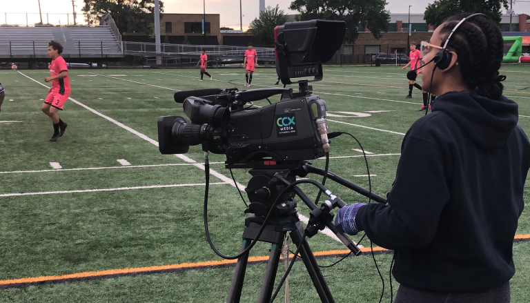 JOY-feature Field-level camera at JOY Athletic Club match