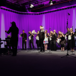 Cross Community Players in studio